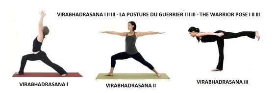 virabhadrasana, guerrier