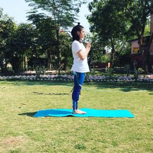 yoga posture Sun Salutation (Surya Namaskar)