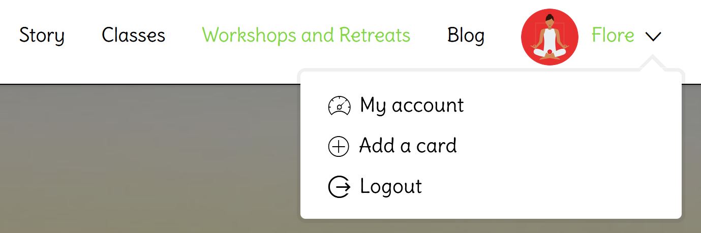 Yogadvisor Add a card
