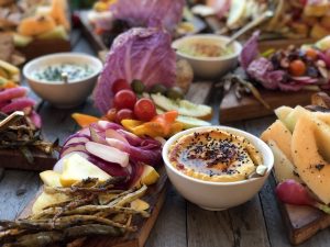 Repas végétalien et ayurveda.